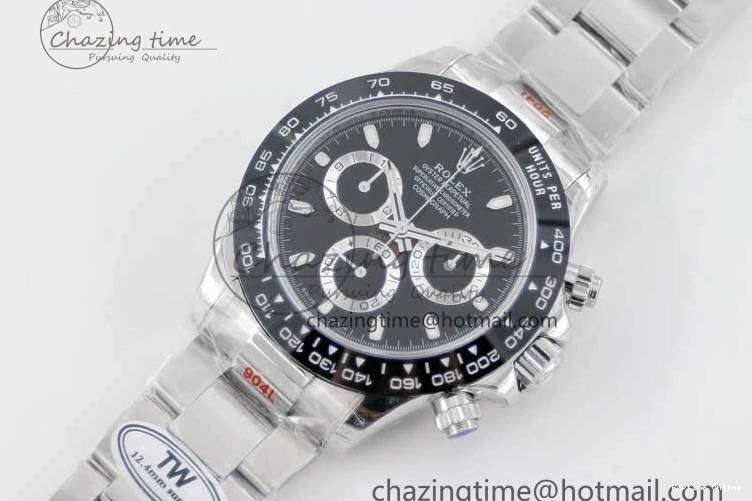 0420 Daytona 116500 SS TWF 1:1 Best Edition 904L Steel Black Dial on SS Bracelet A EasyCare 2407